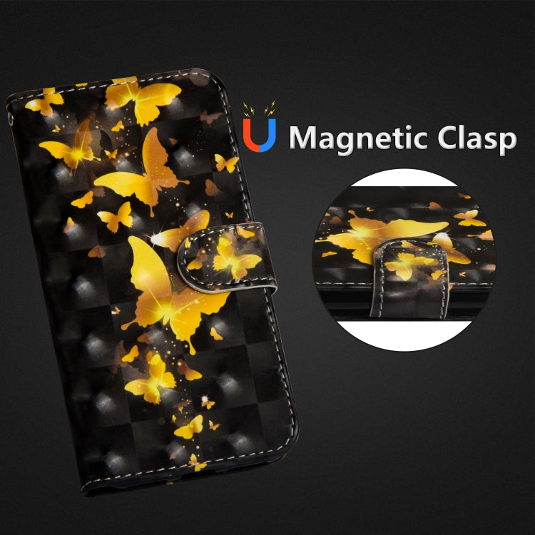 3D Painting Pattern Horizontal Flip TPU + PU Leather Case with Holder & Card Slots & Wallet, For Galaxy A20e, For Galaxy A40, For Galaxy A50, For Galaxy A70