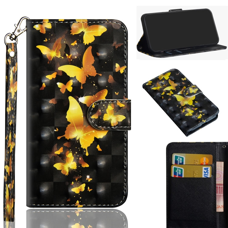 3D Painting Pattern Horizontal Flip TPU + PU Leather Case with Holder & Card Slots & Wallet, For Galaxy A20e, For Galaxy A40, For Galaxy A50, For Galaxy A70