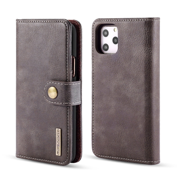 DG.MING Crazy Horse Texture Flip Detachable Magnetic Leather Case with Holder & Card Slots & Wallet, For Samsung Galaxy Note 10+, For iPhone 11 Pro Max, for iPhone 11 Pro, for iPhone 11, for Galaxy Note 10, for Galaxy Note 10+, For Samsung Galaxy Note 10