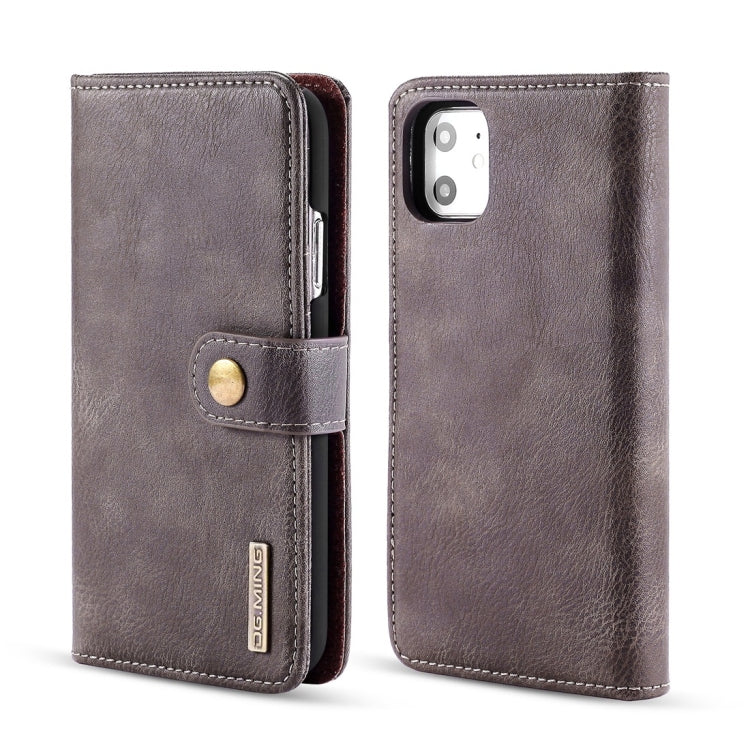 DG.MING Crazy Horse Texture Flip Detachable Magnetic Leather Case with Holder & Card Slots & Wallet, For Samsung Galaxy Note 10+, For iPhone 11 Pro Max, for iPhone 11 Pro, for iPhone 11, for Galaxy Note 10, for Galaxy Note 10+, For Samsung Galaxy Note 10