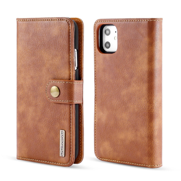 DG.MING Crazy Horse Texture Flip Detachable Magnetic Leather Case with Holder & Card Slots & Wallet, For Samsung Galaxy Note 10+, For iPhone 11 Pro Max, for iPhone 11 Pro, for iPhone 11, for Galaxy Note 10, for Galaxy Note 10+, For Samsung Galaxy Note 10