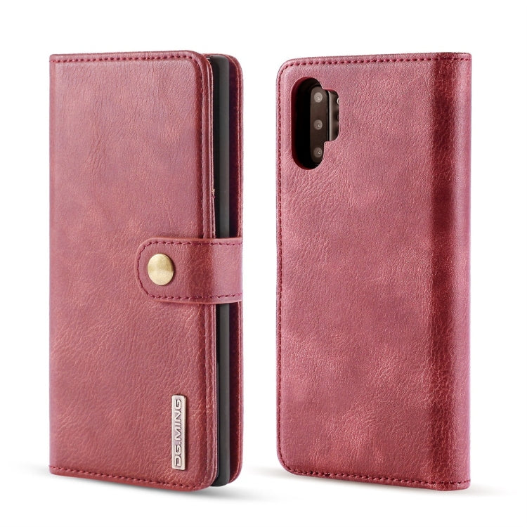 DG.MING Crazy Horse Texture Flip Detachable Magnetic Leather Case with Holder & Card Slots & Wallet, For Samsung Galaxy Note 10+, For iPhone 11 Pro Max, for iPhone 11 Pro, for iPhone 11, for Galaxy Note 10, for Galaxy Note 10+, For Samsung Galaxy Note 10