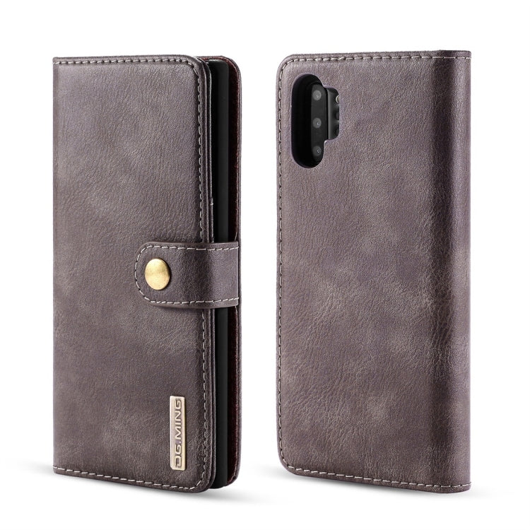 DG.MING Crazy Horse Texture Flip Detachable Magnetic Leather Case with Holder & Card Slots & Wallet, For Samsung Galaxy Note 10+, For iPhone 11 Pro Max, for iPhone 11 Pro, for iPhone 11, for Galaxy Note 10, for Galaxy Note 10+, For Samsung Galaxy Note 10