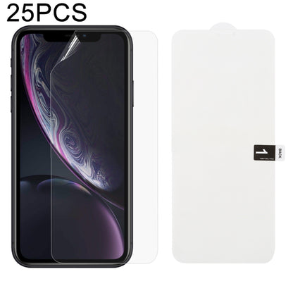 25 PCS Soft Hydrogel Film Full Cover Front Protector with Alcohol Cotton + Scratch Card for, For iPhone 6 / 7 / 8(25 PCS), For iPhone 6 Plus(25 PCS), For iPhone 7 Plus / 8 Plus(25 PCS), For iPhone X / XS(25 PCS), For iPhone XR(25 PCS), iPhone XS Max   ...
