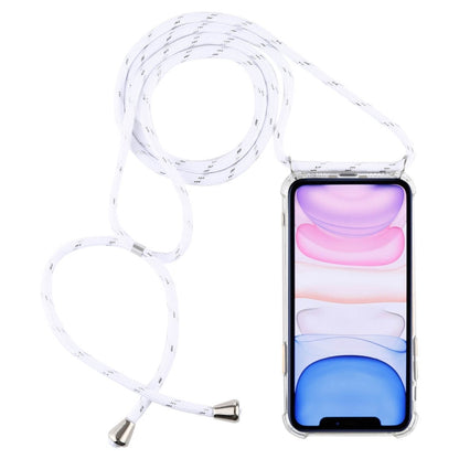 Four-Corner Anti-Fall Trasparent TPU Mobile Phone Case With Lanyard for iPhone, For iPhone 11 Pro, For iPhone 11, For iPhone 11 Pro Max