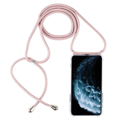 Four-Corner Anti-Fall Trasparent TPU Mobile Phone Case With Lanyard for iPhone, For iPhone 11 Pro, For iPhone 11, For iPhone 11 Pro Max