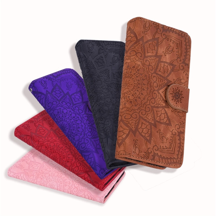 Calf Pattern Double Folding Design Embossed Leather Case with Wallet & Holder & Card Slots, For iPhone SE 2020 & 8 & 7, for iPhone 8 Plus & 7 Plus, for iPhone XS / X, for iPhone XR, for iPhone XS Max, for iPhone 11 (6.1 inch), for iPhone 11 Pro (5.8 in...