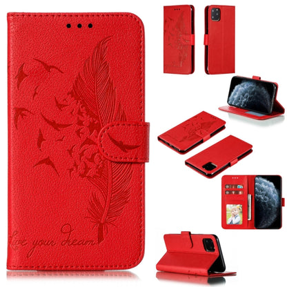 Feather Pattern Litchi Texture Horizontal Flip Leather Case with Wallet & Holder & Card Slots, For iPhone SE 2022 / SE 2020 / 8 / 7, For iPhone 7 Plus / 8 Plus, For iPhone 11 Pro, For iPhone 11, For iPhone 11 Pro Max, For iPhone XS /X, For iPhone XR   ...
