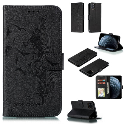 Feather Pattern Litchi Texture Horizontal Flip Leather Case with Wallet & Holder & Card Slots, For iPhone SE 2022 / SE 2020 / 8 / 7, For iPhone 7 Plus / 8 Plus, For iPhone 11 Pro, For iPhone 11, For iPhone 11 Pro Max, For iPhone XS /X, For iPhone XR   ...