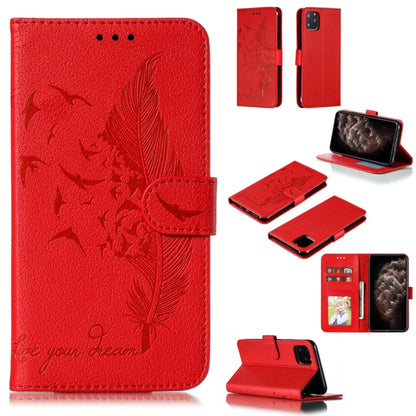 Feather Pattern Litchi Texture Horizontal Flip Leather Case with Wallet & Holder & Card Slots, For iPhone SE 2022 / SE 2020 / 8 / 7, For iPhone 7 Plus / 8 Plus, For iPhone 11 Pro, For iPhone 11, For iPhone 11 Pro Max, For iPhone XS /X, For iPhone XR   ...