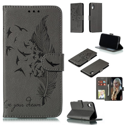 Feather Pattern Litchi Texture Horizontal Flip Leather Case with Wallet & Holder & Card Slots, For iPhone SE 2022 / SE 2020 / 8 / 7, For iPhone 7 Plus / 8 Plus, For iPhone 11 Pro, For iPhone 11, For iPhone 11 Pro Max, For iPhone XS /X, For iPhone XR   ...
