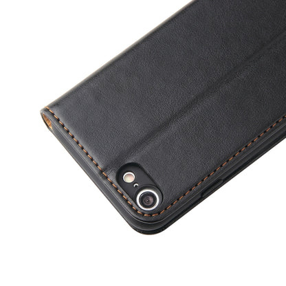 Fierre Shann PU Genuine Leather Texture Horizontal Flip Leather Case with Holder & Card Slots & Wallet For iPhone 8 / 7 / SE 2020, For iPhone 8 / 7 / SE 2022 / SE 2020
