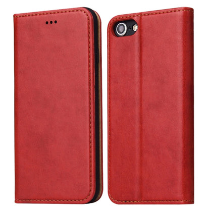 Fierre Shann PU Genuine Leather Texture Horizontal Flip Leather Case with Holder & Card Slots & Wallet For iPhone 8 / 7 / SE 2020, For iPhone 8 / 7 / SE 2022 / SE 2020