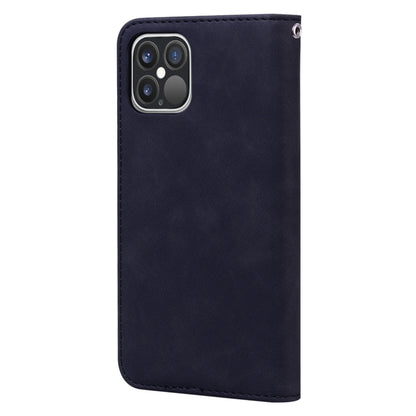 Frosted Business Magnetic Horizontal Flip PU Leather Case with Holder & Card Slot & Lanyard, For iPhone 12 mini, For iPhone 12 / 12 Pro, For iPhone 12 Pro Max