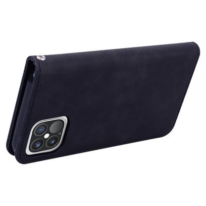 Frosted Business Magnetic Horizontal Flip PU Leather Case with Holder & Card Slot & Lanyard, For iPhone 12 mini, For iPhone 12 / 12 Pro, For iPhone 12 Pro Max