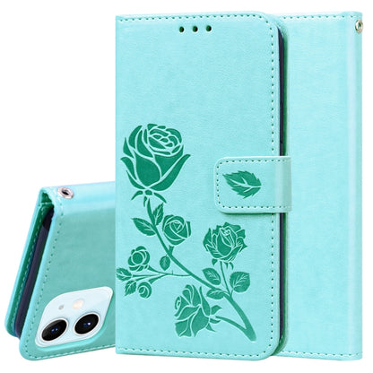 Rose Embossed Horizontal Flip PU Leather Case with Holder & Card Slots & Wallet, For iPhone 12 mini, For iPhone 12, For iPhone 12 Pro, For iPhone 12 Pro Max
