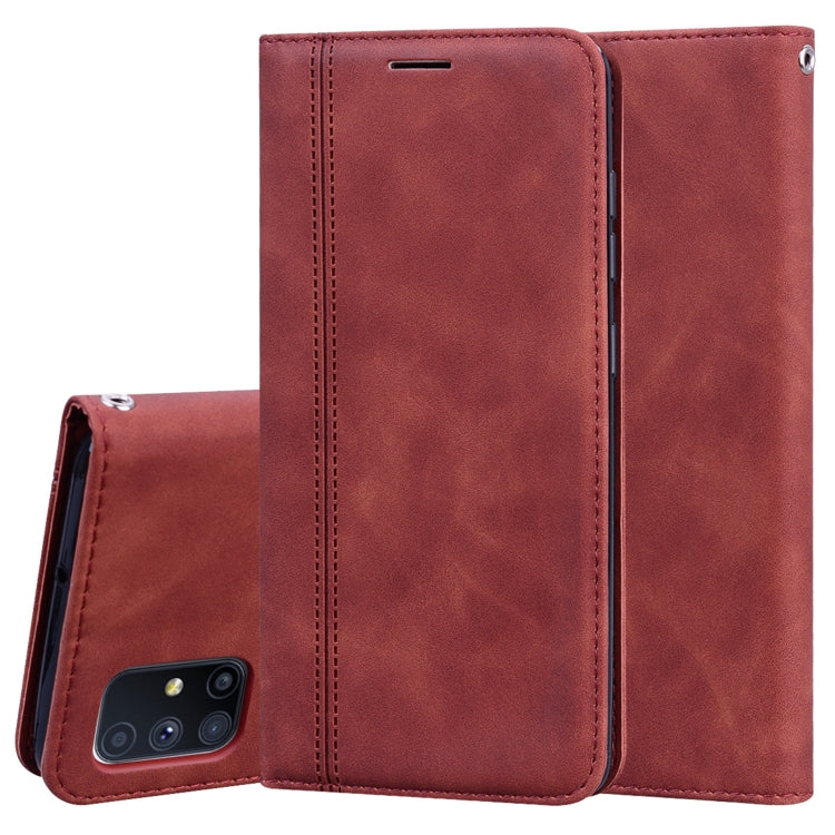 Frosted Business Magnetic Horizontal Flip PU Leather Case with Holder & Card Slot & Lanyard, For Huawei P Smart (2020), For Huawei Y6p (2020), For Samsung Galaxy A21s, For Samsung Galaxy M51, For Samsung Galaxy S20 FE 5G, For Xiaomi Redmi 9            ...