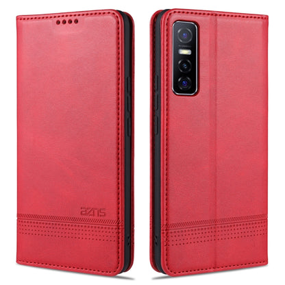 AZNS Magnetic Calf Texture Horizontal Flip Leather Case with Card Slots & Holder & Wallet, For Huawei Nova 8 SE, For OPPO K7 / Reno3 5G, For vivo Y3s / Y17, For vivo Y73s / S7e, For Samsung Galaxy M31