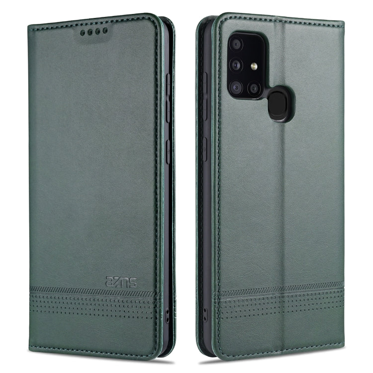 AZNS Magnetic Calf Texture Horizontal Flip Leather Case with Card Slots & Holder & Wallet, For Huawei Nova 8 SE, For OPPO K7 / Reno3 5G, For vivo Y3s / Y17, For vivo Y73s / S7e, For Samsung Galaxy M31