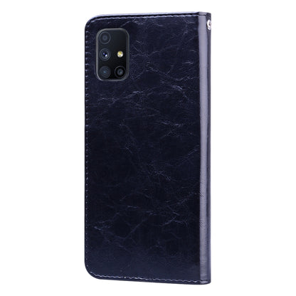 Business Style Oil Wax Texture Horizontal Flip Leather Case, with Holder & Card Slots & Wallet, For Samsung Galaxy M51, For Samsung Galaxy A01 Core, For Samsung Galaxy A21s, For Samsung Galaxy S20 FE