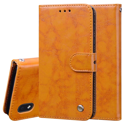 Business Style Oil Wax Texture Horizontal Flip Leather Case, with Holder & Card Slots & Wallet, For Samsung Galaxy M51, For Samsung Galaxy A01 Core, For Samsung Galaxy A21s, For Samsung Galaxy S20 FE