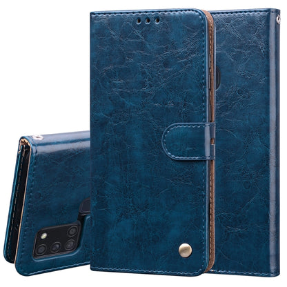 Business Style Oil Wax Texture Horizontal Flip Leather Case, with Holder & Card Slots & Wallet, For Samsung Galaxy M51, For Samsung Galaxy A01 Core, For Samsung Galaxy A21s, For Samsung Galaxy S20 FE