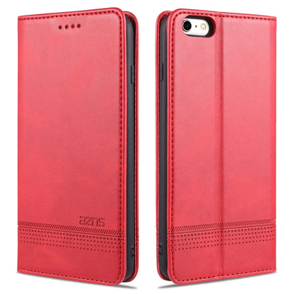 AZNS Magnetic Calf Texture Horizontal Flip Leather Case with Card Slots & Holder & Wallet, For iPhone 6, For iPhone 6 Plus, For iPhone 8 / 7, For iPhone 8 Plus/7 Plus, For iPhone XR, For iPhone XS Max
