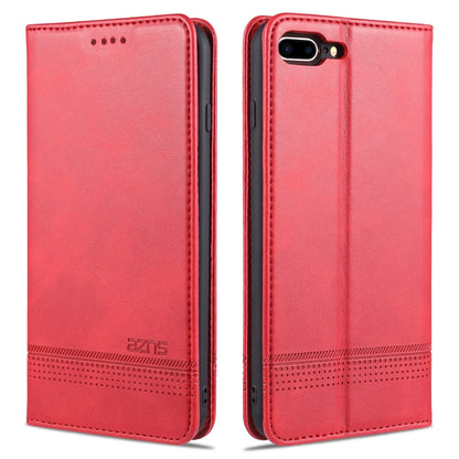 AZNS Magnetic Calf Texture Horizontal Flip Leather Case with Card Slots & Holder & Wallet, For iPhone 6, For iPhone 6 Plus, For iPhone 8 / 7, For iPhone 8 Plus/7 Plus, For iPhone XR, For iPhone XS Max