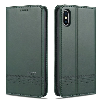 AZNS Magnetic Calf Texture Horizontal Flip Leather Case with Card Slots & Holder & Wallet, For iPhone 6, For iPhone 6 Plus, For iPhone 8 / 7, For iPhone 8 Plus/7 Plus, For iPhone XR, For iPhone XS Max