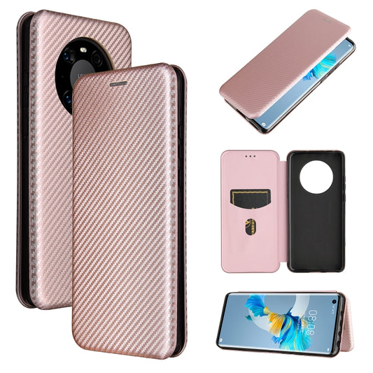 Carbon Fiber Texture Magnetic Horizontal Flip TPU + PC + PU Leather Case with Card Slot, For Huawei Mate 40, For Samsung Galaxy S21 Ultra 5G, For LG K52 / K62, For vivo V20 Pro 5G, For Motorola One 5G / Moto G 5G Plus, For Huawei Mate 40 Pro