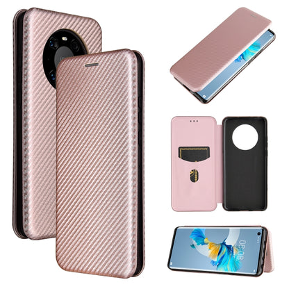Carbon Fiber Texture Magnetic Horizontal Flip TPU + PC + PU Leather Case with Card Slot, For Huawei Mate 40, For Samsung Galaxy S21 Ultra 5G, For LG K52 / K62, For vivo V20 Pro 5G, For Motorola One 5G / Moto G 5G Plus, For Huawei Mate 40 Pro           ...