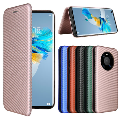 Carbon Fiber Texture Magnetic Horizontal Flip TPU + PC + PU Leather Case with Card Slot, For Huawei Mate 40, For Samsung Galaxy S21 Ultra 5G, For LG K52 / K62, For vivo V20 Pro 5G, For Motorola One 5G / Moto G 5G Plus, For Huawei Mate 40 Pro           ...