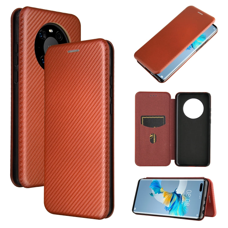 Carbon Fiber Texture Magnetic Horizontal Flip TPU + PC + PU Leather Case with Card Slot, For Huawei Mate 40, For Samsung Galaxy S21 Ultra 5G, For LG K52 / K62, For vivo V20 Pro 5G, For Motorola One 5G / Moto G 5G Plus, For Huawei Mate 40 Pro           ...