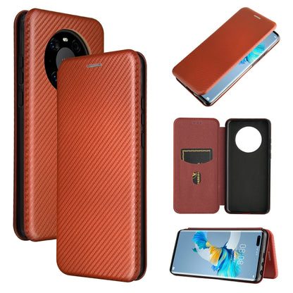 Carbon Fiber Texture Magnetic Horizontal Flip TPU + PC + PU Leather Case with Card Slot, For Huawei Mate 40, For Samsung Galaxy S21 Ultra 5G, For LG K52 / K62, For vivo V20 Pro 5G, For Motorola One 5G / Moto G 5G Plus, For Huawei Mate 40 Pro           ...