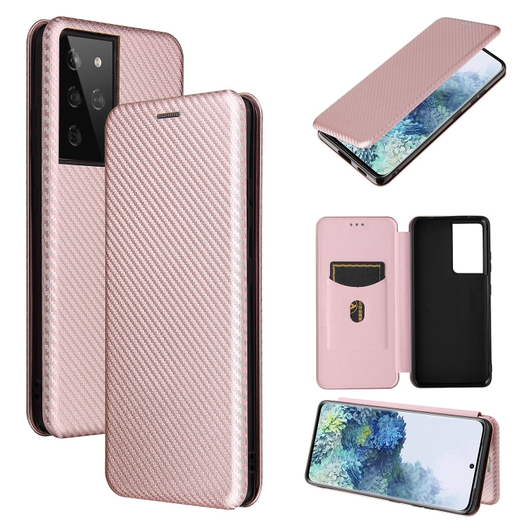 Carbon Fiber Texture Magnetic Horizontal Flip TPU + PC + PU Leather Case with Card Slot, For Huawei Mate 40, For Samsung Galaxy S21 Ultra 5G, For LG K52 / K62, For vivo V20 Pro 5G, For Motorola One 5G / Moto G 5G Plus, For Huawei Mate 40 Pro           ...