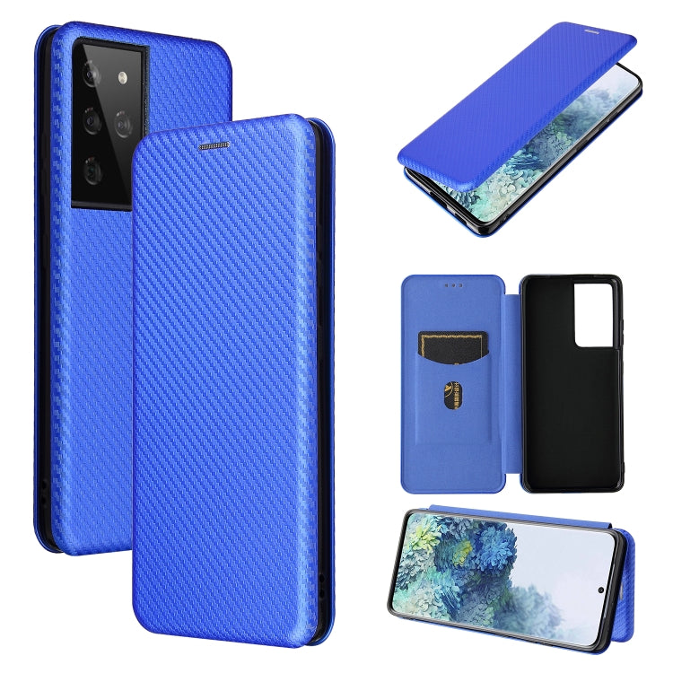 Carbon Fiber Texture Magnetic Horizontal Flip TPU + PC + PU Leather Case with Card Slot, For Huawei Mate 40, For Samsung Galaxy S21 Ultra 5G, For LG K52 / K62, For vivo V20 Pro 5G, For Motorola One 5G / Moto G 5G Plus, For Huawei Mate 40 Pro           ...