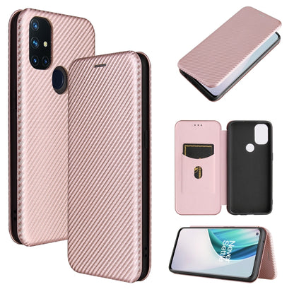 Carbon Fiber Texture Magnetic Horizontal Flip TPU + PC + PU Leather Case with Card Slot, For Huawei Mate 40, For Samsung Galaxy S21 Ultra 5G, For LG K52 / K62, For vivo V20 Pro 5G, For Motorola One 5G / Moto G 5G Plus, For Huawei Mate 40 Pro           ...