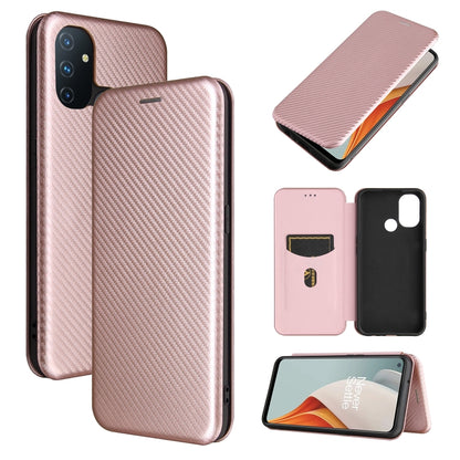 Carbon Fiber Texture Magnetic Horizontal Flip TPU + PC + PU Leather Case with Card Slot, For Huawei Mate 40, For Samsung Galaxy S21 Ultra 5G, For LG K52 / K62, For vivo V20 Pro 5G, For Motorola One 5G / Moto G 5G Plus, For Huawei Mate 40 Pro           ...