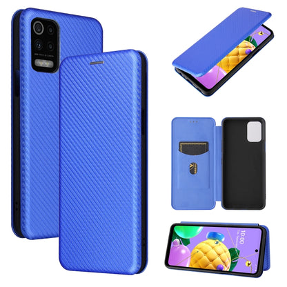 Carbon Fiber Texture Magnetic Horizontal Flip TPU + PC + PU Leather Case with Card Slot, For Huawei Mate 40, For Samsung Galaxy S21 Ultra 5G, For LG K52 / K62, For vivo V20 Pro 5G, For Motorola One 5G / Moto G 5G Plus, For Huawei Mate 40 Pro           ...
