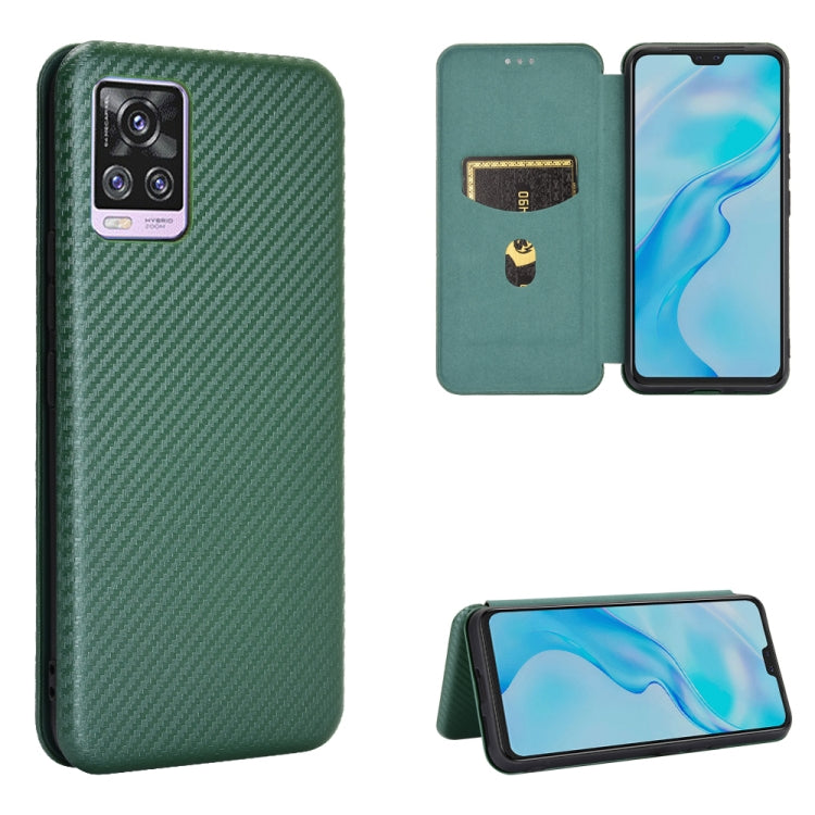 Carbon Fiber Texture Magnetic Horizontal Flip TPU + PC + PU Leather Case with Card Slot, For Huawei Mate 40, For Samsung Galaxy S21 Ultra 5G, For LG K52 / K62, For vivo V20 Pro 5G, For Motorola One 5G / Moto G 5G Plus, For Huawei Mate 40 Pro           ...