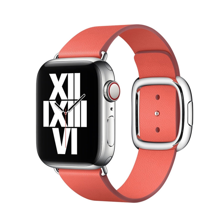 Modern Style Leather Watch Band For Apple Watch 49mm / 46mm / 45mm / 44mm / 42mm, For Apple Watch Ultra 49mm / Series 8&7 45mm / SE 2&6&SE&5&4 44mm / 3&2&1 42mm, For Apple Watch 49mm / 46mm / 45mm / 44mm / 42mm