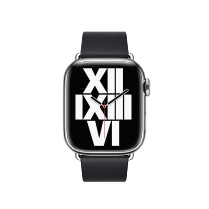 Modern Style Leather Watch Band For Apple Watch 49mm / 46mm / 45mm / 44mm / 42mm, For Apple Watch Ultra 49mm / Series 8&7 45mm / SE 2&6&SE&5&4 44mm / 3&2&1 42mm, For Apple Watch 49mm / 46mm / 45mm / 44mm / 42mm