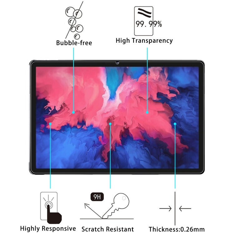 2pcs 9H HD Explosion-proof Tempered Glass Film For Lenovo Tab P11 / Tab P11 5G / XiaoXin Pad 11 inch / Motorola Moto Tab G70 / Blackview Tab 16 / TCL NxtPaper 11, For Lenovo Tab P11 / Tab P11 5G / XiaoXin Pad 11 inch / Motorola Moto Tab G70            ...