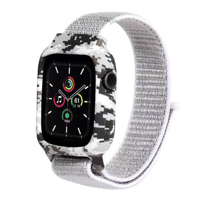 Nylon Replacement Wrist Strap Watchbands For Apple Watch Series 6 & SE & 5 & 4 40mm / 3 & 2 & 1 38mm, For Apple Watch Series 7 41mm / 6 & SE & 5 & 4 40mm / 3 & 2 & 1 38mm, For Apple Watch Series 8&7 41mm / SE 2&6&SE&5&4 40mm / 3&2&1 38mm