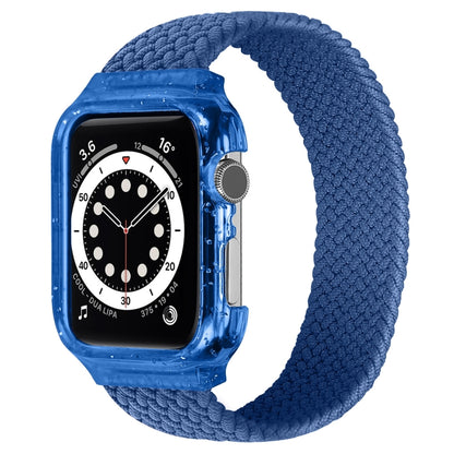 Weave Replacement Wrist Strap Watchbands with Frame For Apple Watch Series 6 & SE & 5 & 4 44mm / 3 & 2 & 1 42mm, 128mm, 135mm, 140mm, 145mm, 150mm, 155mm, 160mm, 165mm