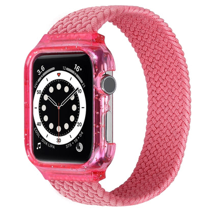 Weave Replacement Wrist Strap Watchbands with Frame For Apple Watch Series 6 & SE & 5 & 4 44mm / 3 & 2 & 1 42mm, 128mm, 135mm, 140mm, 145mm, 150mm, 155mm, 160mm, 165mm