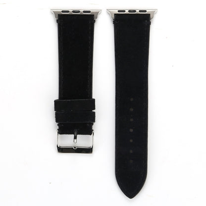 Frosted Genuine Leather Watchband For Apple Watch Series 6 & SE & 5 & 4 44mm / 3 & 2 & 1 42mm, For Apple Watch Series 7 45mm / 6 & SE & 5 & 4 44mm / 3 & 2 & 1 42mm
