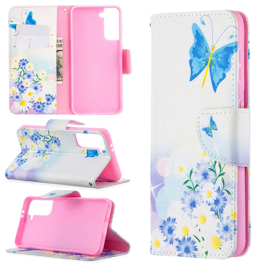 Colored Drawing Pattern Horizontal Flip Leather Case with Holder & Card Slots & Wallet, For Samsung Galaxy S21 5G, For Samsung Galaxy S21+ 5G, For Samsung Galaxy S21 Ultra 5G