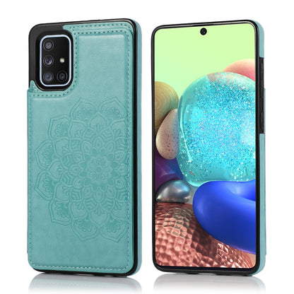 Double Buckle Mandala Pattern PU+TPU Protective Case with Card Slots & Holder & Photo Frame, For Samsung Galaxy A10e / A20e, For Samsung Galaxy A20 / A30, For Samsung Galaxy A50 / A50s, For Samsung Galaxy A51, For Samsung Galaxy A70                    ...