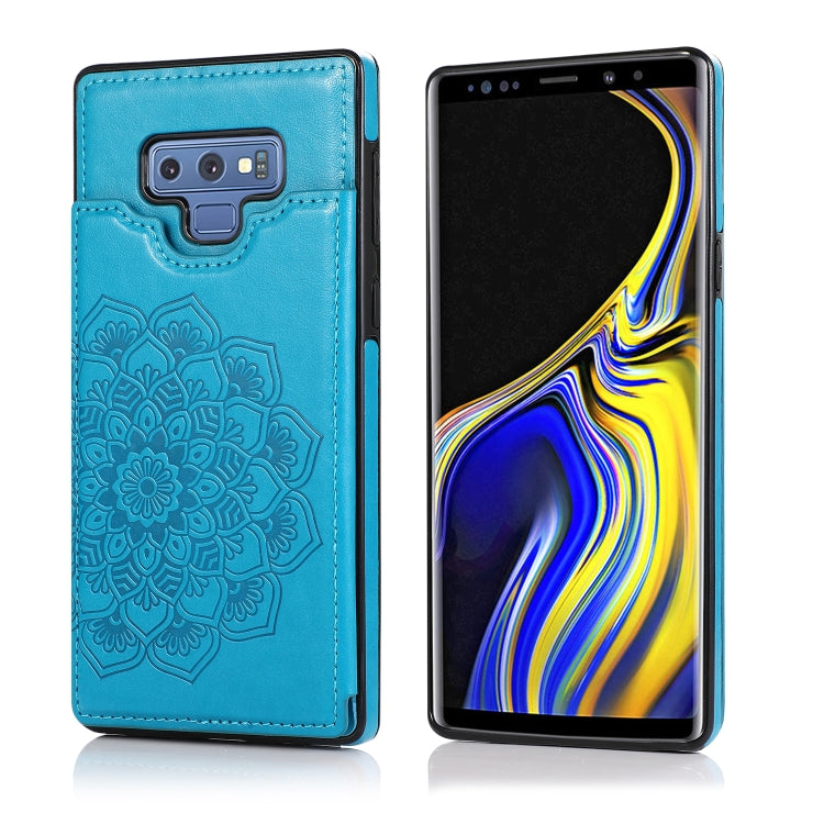 Double Buckle Mandala Pattern PU+TPU Protective Case with Card Slots & Holder & Photo Frame, For Samsung Galaxy A10e / A20e, For Samsung Galaxy A20 / A30, For Samsung Galaxy A50 / A50s, For Samsung Galaxy A51, For Samsung Galaxy A70                    ...